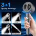 PWERAN High Pressure Shower Head with 15 Stage Filter, 3 Spray Jet Modes Hard Water Filter Shower Head, Handheld Massage Shower Filter for Residual Chlorine Removal,grey PWERAN High Pressure Shower Head with 15 Stage Filter, 3 Spray Jet Modes Hard Water Filter Shower Head, Handheld Massage Shower Filter for Residual Chlorine Removal,grey